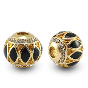 Bohemian kralen Black-gold