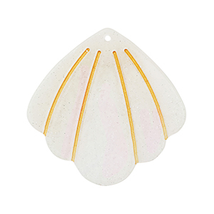 Resin hangers schelp Off white