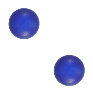 4 mm Soft cabochon "Birthstones" September Polaris SS16 shiny Cobalt blue