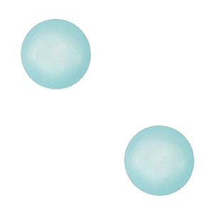 4 mm Soft cabochon "Birthstones" March Polaris SS16 shiny Turquoise