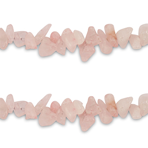 Chip stone kralen crystal Light pink