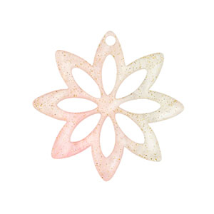 Resin hangers bloem Light pink