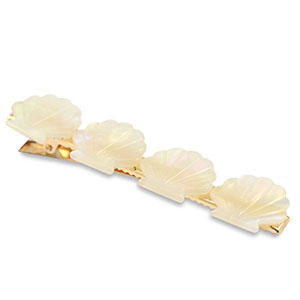 Haaraccessoires haarclip schelp White