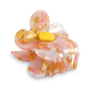 Haaraccessoires haarklem bloem Pink-gold