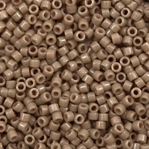 Miyuki kralen delica's 11/0 Duracoat opaque dyed beige