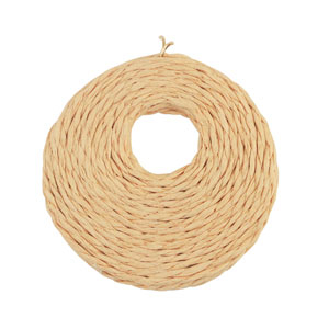 Raffia hanger 53mm Light peach