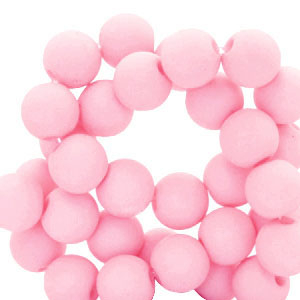 4 mm acryl kralen Light pink