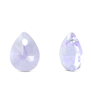 Hangers van Crystal glas druppel Light purple