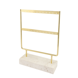 Sieraad display voor oorbellen Natural-gold