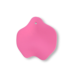 Acryl hangers blad Magenta pink