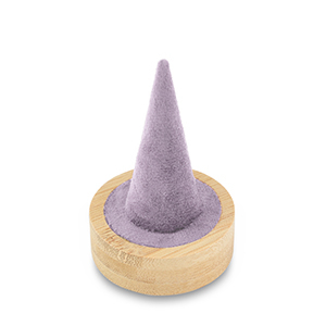 Sieraad display voor ringen Natural-lilac purple