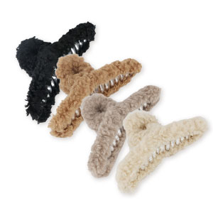 Haaraccessoires haarklemmen mix teddy Black-brown