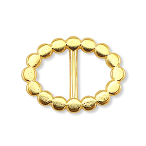 Schuivers DQ metaal ovaal Goud (nikkelvrij)