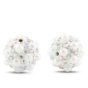 Bohemian kralen rond White