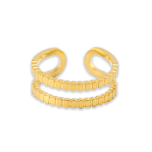 Roestvrij stalen (RVS) Stainless steel ringen Goud