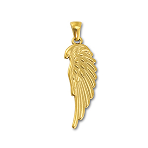 Roestvrij stalen (RVS) Stainless steel hangers vleugel Gold