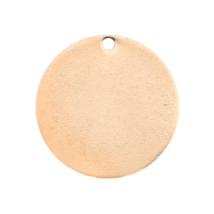 Designer Quality metaal voor ImpressArt Bedel rond 20mm Ros&eacute; Goud (nikkelvrij)