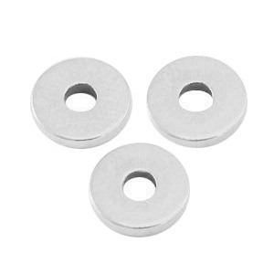 Kralen DQ metaal disc rondellen 6x1mm Antiek zilver (nikkelvrij)