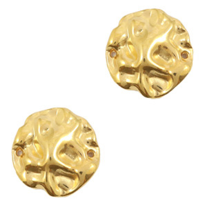 Bedels DQ metaal tussenstuk irregular Goud (nikkelvrij)