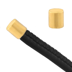 Eindkapjes DQ metaal (&Oslash;2.4mm) Goud (nikkelvrij)