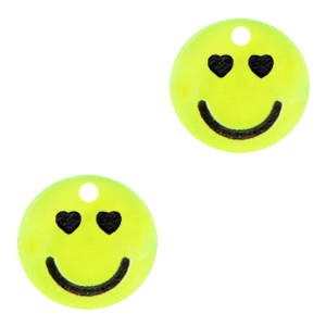 Plexx bedels smiley hearts Neon yellow