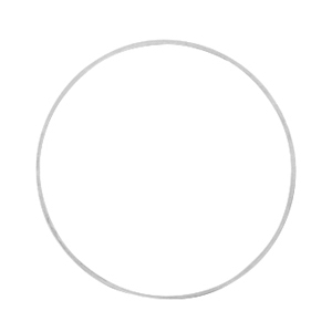 Onderdelen DQ metaal dichte ring 30mm Antiek zilver (nikkelvrij)