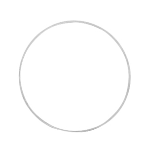 Onderdelen DQ metaal dichte ring 25mm Antiek zilver (nikkelvrij)