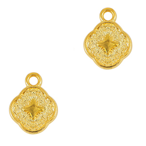 Bedels DQ metaal ster Goud (nikkelvrij)