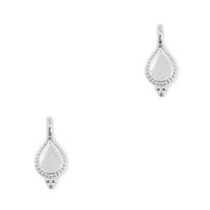 Bedels DQ metaal druppel Antiek zilver (Nikkelvrij)