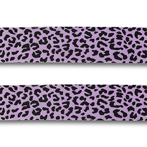 Bandana luipaard Purple-black