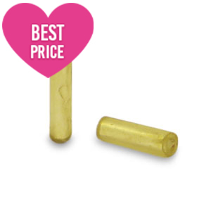 Glaskralen Rocailles Special Bugles Greenish gold