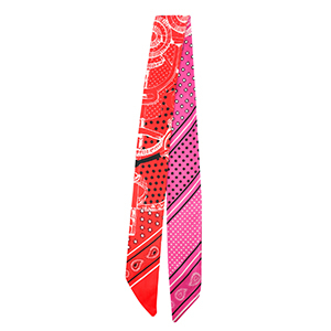 Bandana sjaal met ster Red-fuchsia