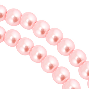 Glasparels 4mm Pink