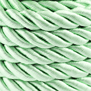 Trendy koord twisted 10mm Light mint green