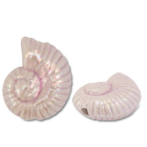 DQ Grieks keramiek kralen schelp Lilac