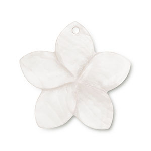 Schelp hanger bloem White