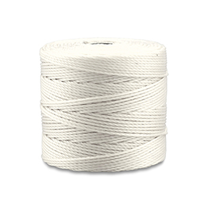 Nylon S-Lon draad 0.5mm Off white