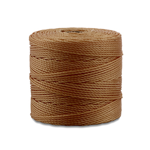 Nylon S-Lon draad 0.5mm Brown