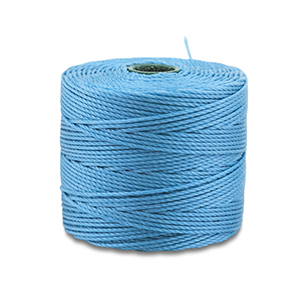 Nylon S-Lon draad 0.5mm Ocean blue