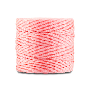 Nylon S-Lon draad 0.5mm Light coral pink