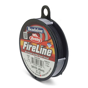 Beadalon rijgdraad Fireline 0.18mm Black
