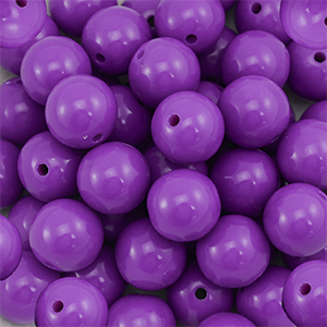 18 mm DQ acryl kralen Purple