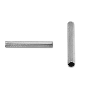Roestvrij stalen (RVS) Stainless steel kralen tube 12mm Silver