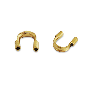 Roestvrij stalen (RVS) Stainless steel onderdelen wire guardian / draadbeschermer Gold