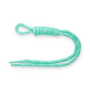 Sleutelhangers paracord Mint turquoise-white