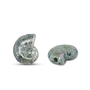 DQ Grieks keramiek kralen schelp Sea green