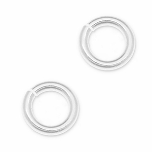 Onderdelen DQ metaal buigring Antiek zilver (nikkelvrij)