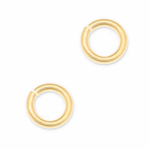 Onderdelen DQ metaal buigring Goud (nikkelvrij)