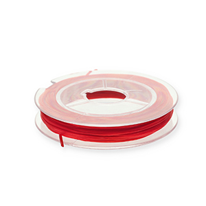 Elastiek rijgdraad 0.8mm Red