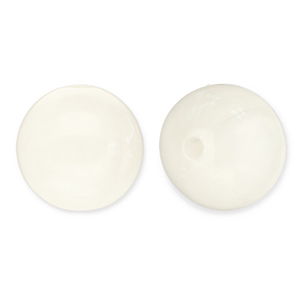 12 mm acryl kralen rond Off white-white